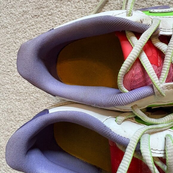 Nike Air Force 1 LV8 Shoes Size 7Y White Space Purple FD1035-100 - Picture 9 of 10